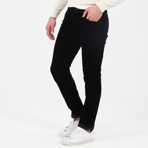 SCOTCH & SODA-Ανδρικό παντελόνι SCOTCH & SODA RALSTON - Corduroy 5-pocket μαύρο