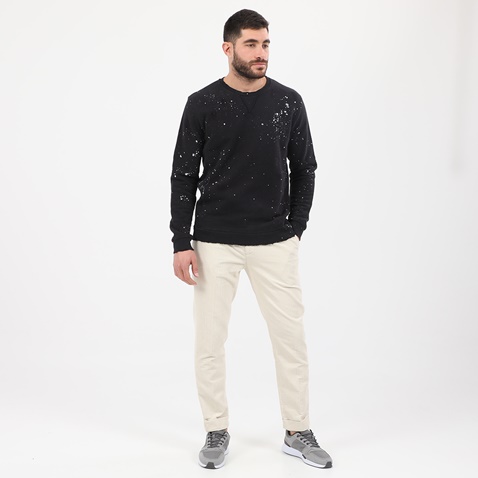 SCOTCH & SODA-Ανδρικό κοτλέ παντελόνι SCOTCH & SODA BLAKE - Pleated corduroy μπεζ