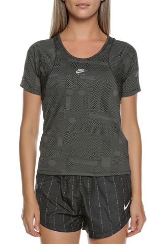NIKE-Γυναικεία μπλούζα NIKE NK AIR DF TOP SS μαύρη