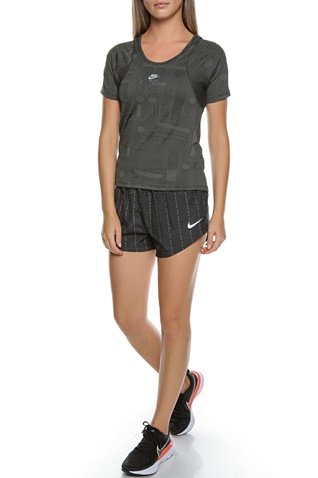 NIKE-Γυναικεία μπλούζα NIKE NK AIR DF TOP SS μαύρη