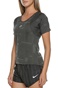 NIKE-Γυναικεία μπλούζα NIKE NK AIR DF TOP SS μαύρη