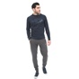 RUN-Ανδρικό παντελόνι φόρμας RUN JOGGING γκρι