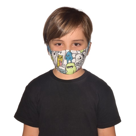 BUFF®-Παιδική προστατευτική μάσκα BUFF FILTER MASK BOO MULTI μπλε