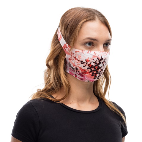 BUFF®-Προστατευτική μάσκα BUFF FILTER MASK AZIR MULTI μπεζ κόκκινη