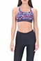 UNDER ARMOUR-Γυναικείο αθλητικό μπουστάκι UNDER ARMOUR Crossback Mid Print μπλε μοβ