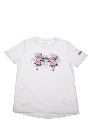 UNDER ARMOUR-Παιδικό t-shirt UNDER ARMOUR SP POPSICLE λευκό