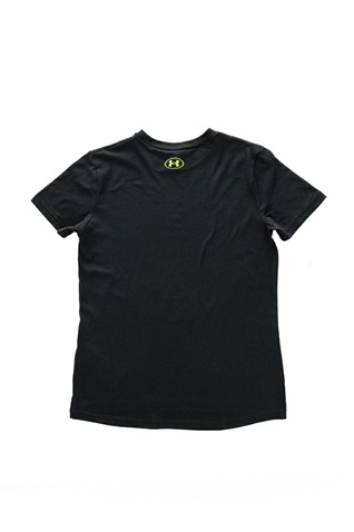 UNDER ARMOUR-Παιδικό t-shirt UNDER ARMOUR Project Rock BSR μαύρο