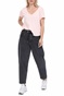 AMERICAN VINTAGE-Γυναικεία cropped μπλούζα AMERICAN VINTAGE ροζ