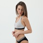 CK UNDERWEAR-Γυναικείο μπουστάκι CK UNDERWEAR 000QF6576E UNLINED BRALETTE γκρι