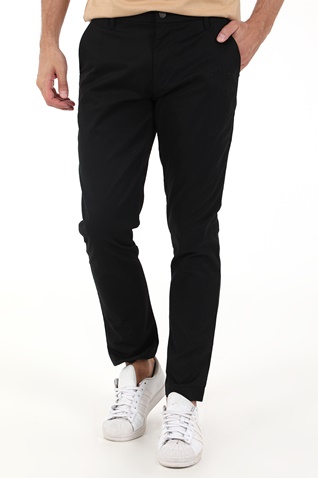CALVIN KLEIN JEANS-Ανδρικό chino παντελόνι CALVIN KLEIN JEANS SLIM STRETCH μαύρο