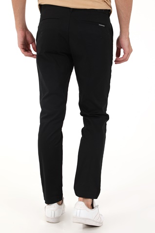 CALVIN KLEIN JEANS-Ανδρικό chino παντελόνι CALVIN KLEIN JEANS SLIM STRETCH μαύρο