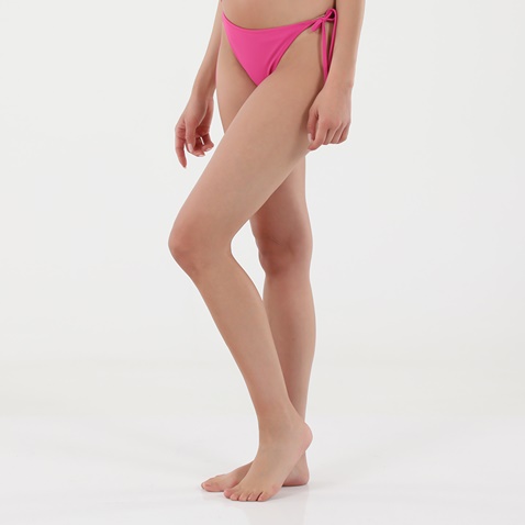 CALVIN KLEIN JEANS-Γυναικείο μαγιό μπικίνι slip CALVIN KLEIN JEANS KW0KW01230 CHEEKY STRING SIDE φούξια
