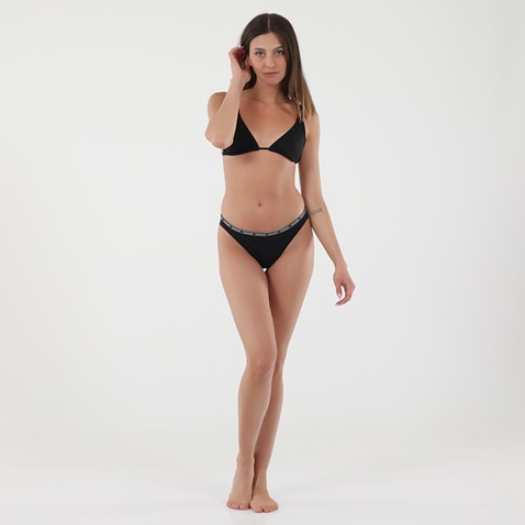 CALVIN KLEIN JEANS-Γυναικείο μαγιό μπικίνι slip CALVIN KLEIN JEANS KW0KW01275 BRAZILIAN μαύρο