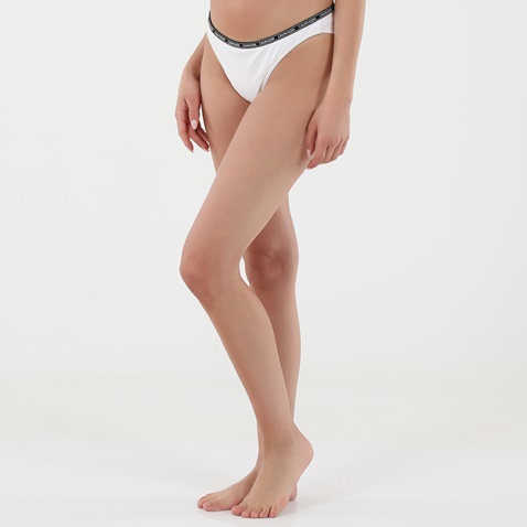 CALVIN KLEIN JEANS-Γυναικείο μαγιό μπικίνι slip CALVIN KLEIN JEANS KW0KW01275 BRAZILIAN λευκό