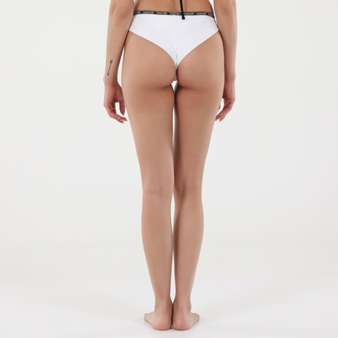 CALVIN KLEIN JEANS-Γυναικείο μαγιό μπικίνι slip CALVIN KLEIN JEANS KW0KW01275 BRAZILIAN λευκό