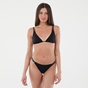 CALVIN KLEIN JEANS-Γυναικείο μαγιό μπικίνι top CALVIN KLEIN JEANS KW0KW01314 TRIANGLE-RP μαύρο