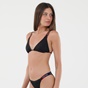 CALVIN KLEIN JEANS-Γυναικείο μαγιό μπικίνι top CALVIN KLEIN JEANS KW0KW01314 TRIANGLE-RP μαύρο