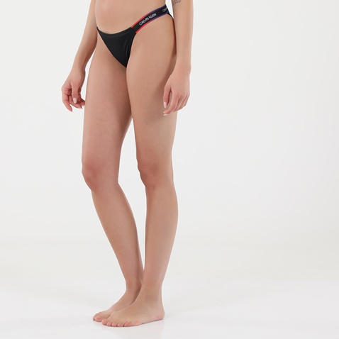 CALVIN KLEIN JEANS-Γυναικείο μαγιό μπικίνι slip CALVIN KLEIN JEANS KW0KW01322 CHEEKY μαύρο
