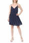TOMMY HILFIGER-Γυναικείο mini φόρεμα TOMMY HILFIGER  ESSENTIAL STRAP μπλε