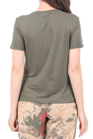 KOCCA-Γυναικείο t-shirt KOCCA PRIYA λαδί
