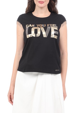 KOCCA-Γυναικείο t-shirt KOCCA ZENA  μαύρο