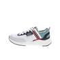 FRANKLIN & MARSHALL-Ανδρικά sneakers FRANKLIN & MARSHALL ALPHA NIMBLE λευκά μπλε