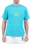 FRANKLIN & MARSHALL-Ανδρικό t-shirt FRANKLIN & MARSHALL μπλε