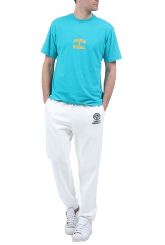 FRANKLIN & MARSHALL-Ανδρικό t-shirt FRANKLIN & MARSHALL μπλε
