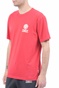 FRANKLIN & MARSHALL-Ανδρικό t-shirt FRANKLIN & MARSHALL κόκκινο