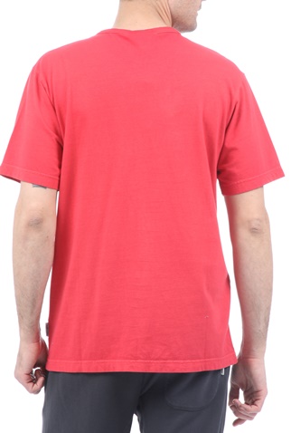 FRANKLIN & MARSHALL-Ανδρικό t-shirt FRANKLIN & MARSHALL κόκκινο