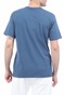 FRANKLIN & MARSHALL-Ανδρικό t-shirt FRANKLIN & MARSHALL μπλε