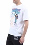 FRANKLIN & MARSHALL-Ανδρικό t-shirt FRANKLIN & MARSHALL λευκό