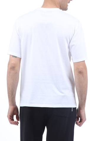 FRANKLIN & MARSHALL-Ανδρικό t-shirt FRANKLIN & MARSHALL λευκό