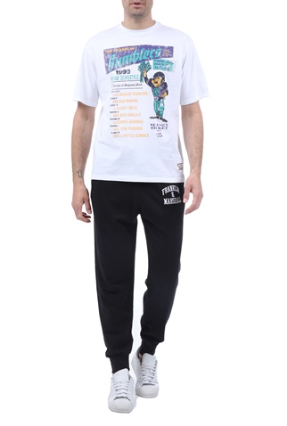 FRANKLIN & MARSHALL-Ανδρικό t-shirt FRANKLIN & MARSHALL λευκό