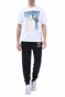 FRANKLIN & MARSHALL-Ανδρικό t-shirt FRANKLIN & MARSHALL λευκό