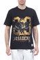 FRANKLIN & MARSHALL-Ανδρικό t-shirt FRANKLIN & MARSHALL μαύρο