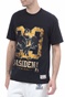 FRANKLIN & MARSHALL-Ανδρικό t-shirt FRANKLIN & MARSHALL μαύρο