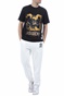 FRANKLIN & MARSHALL-Ανδρικό t-shirt FRANKLIN & MARSHALL μαύρο