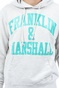 FRANKLIN & MARSHALL-Ανδρική φούτερ μπλούζα FRANKLIN & MARSHALL γκρι μπλε