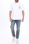 SCOTCH & SODA-Ανδρικό jean παντελόνι SCOTCH & SODA Lot 22 Ralston Cropped - organ μπλε