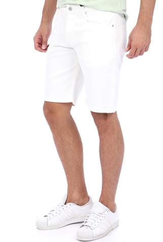 SCOTCH & SODA-Ανδρική βερμούδα SCOTCH & SODA Ralston Short - Off White λευκή