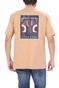 SCOTCH & SODA-Ανδρικό t-shirt SCOTCH & SODA Oversized crewneck artwork t-s εκρού