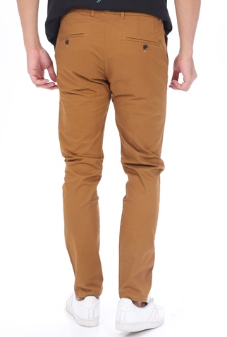 SCOTCH & SODA-Ανδρικό chino παντελόνι SCOTCH & SODA MOTT - Classic pima organic cotton καφέ