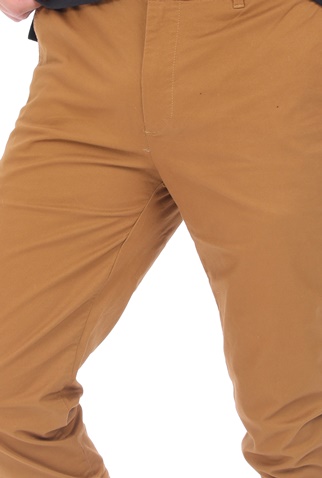 SCOTCH & SODA-Ανδρικό chino παντελόνι SCOTCH & SODA MOTT - Classic pima organic cotton καφέ