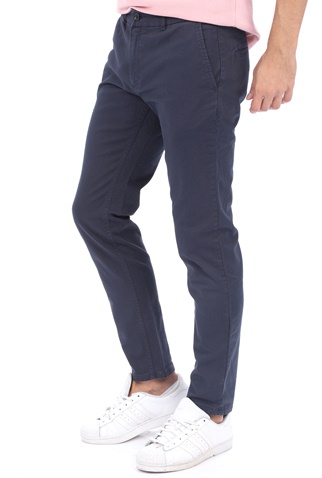 SCOTCH & SODA-Ανδρικό chino παντελόνι SCOTCH & SODA MOTT - Classic garment -dyed t μπλε