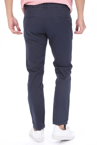 SCOTCH & SODA-Ανδρικό chino παντελόνι SCOTCH & SODA MOTT - Classic garment -dyed t μπλε