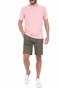 SCOTCH & SODA-Ανδρική chino βερμούδα SCOTCH & SODA STUART- Classic pima cotton χακί γκρι