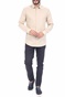 SCOTCH & SODA-Ανδρικό πουκάμισο SCOTCH & SODA SLIM FIT- Classic cotton εκρού