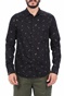 SCOTCH & SODA-Ανδρικό πουκάμισο SCOTCH & SODA REGULAR FIT- Classic all-over μαύρο