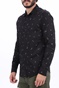 SCOTCH & SODA-Ανδρικό πουκάμισο SCOTCH & SODA REGULAR FIT- Classic all-over μαύρο